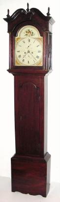 C.1840, English, James Blaik, Peterhead, 8-day 2-wt movement in a likely Irish oak case — Antique Clocks Price Guide
