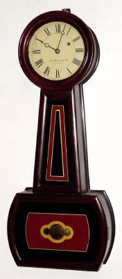 C.1900, E. Howard and Co., Boston, No. 5 Banjo, one weight 8-day timepiece. — Antique Clocks Price Guide