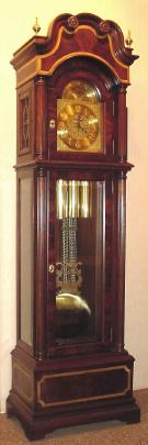 C.1985, Seth Thomas, (Tally Industries) Model 4490 triple chime hall clock, movement signed made in Germany for Seth Thomas (apparently by Kieninger). — Antique Clocks Price Guide