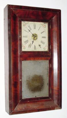 C.1860, Jerome and Co., 8-day time/strike, double door OG shelf clock. — Antique Clocks Price Guide