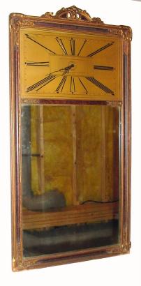 C.1925, Waltham, 8-Day Mirror Clock for Ovington Dept Store, New York. — Antique Clocks Price Guide