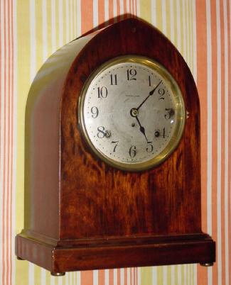 C.1911, Seth Thomas Clock Co., Chime No. 14, 8-day time/strike 4-bell Sonora chime mantel clock (similar to Westminster tune). — Antique Clocks Price Guide