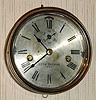 C.1920, Seth Thomas, 8-Day Engine lever, nickel case.