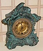 C.1890, Waterbury Clock Co., Cast Iron case, 8-day time and strike in the French style.