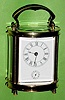 C.2002, China, New Old stock, oval carriage timepiece, small size, in faded gift box.