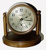 C.1924, Chelsea Clock Co., "Hancock", 8-day, desk timepiece, as-found.