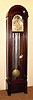 C.1941, Herschede Model 436 Hall clock, 5-tube, 3-weight, incomplete.