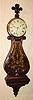 C.1975, Repro Lyre Clock, 1-wt, 8-day, with an E. Howard No. 70 movement.