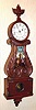 C.1993 (dated movement) Unknown Boston area box lyre with Stennes dial.