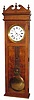 C.1880, Swiss Pinwheel Movement, in a purpose made oak and pine case from C.1925.