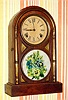 C.1900, Japan, Sankosha, 8-day time/strike shelf clock, copy of the Chicago model.