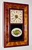 C.1870, Seth Thomas Clock Co., 30-hour time/strike/alarm OG shelf clock.