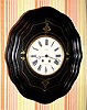 C.1890, France, Auger, A Lyon, 8-day time/strike French baker's wall clock.