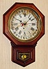 C.1915, E. Ingraham and Co., Short drop octagon calendar timepiece, 8-day spring.