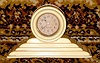 C.1920, German LIBERTY brand celluloid tambour clock, 30 hour rear wind.