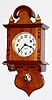 C.1982, Miniature German Free-swinger reproduction, 8-day timepiece.