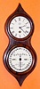 C.2000, Michael Paul, Berea, Ohio, Mini Peanut Calendar clock, No. 9 of 29, numbered on rear label and brass strap at bottom of case.