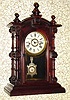 C.1880, Welch, Spring and Co., PATTI, V.P., 8-day time and strike in rosewood.