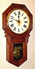 C.1905, Ansonia, REGULATOR B, in oak, 8-day, time only.