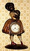 C.1865, Bradley and Hubbard, "Topsy", 30-hour winker or blinking eye timepiece.