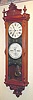 C.2000, Walt Honeck, Repro Ithaca No. 1 Regulator calendar in walnut, serial No. 4.