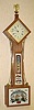 C.2004 (dated) Wayne Cline, Bowling Green, KY, reproduction Diamond Head banjo, weight driven 8-day.