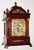 C.1890, English for Shreve, Crump and Low, Boston, 3-fusee, 8-bell, 5-gong, quarter chiming bracket clock in mahogany.