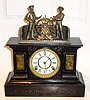 C.1885, Ansonia Clock Co., MECHANICAL CLOCK, 8-day time and strike automaton.