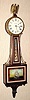 C.1928, Waltham Watch Co., Willard style 8-day weight banjo, serial 32620.