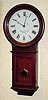 C.1918, Chelsea Clock Co., "No. 1 Pendulum" office regulator in Cherry.