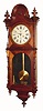 C.1880, Welch, Spring and Co., "Regulator No. 5", 8-day double weight wall timepiece.