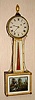 C.1830, J. Seward, Boston area banjo clock, 1-wt, 8-day.