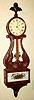 C.1825, Box Lyre, now with another dial from the same period, dial with an added signature of Sawin and Dyar, Boston.