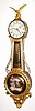 C.1968, Elmer O. Stennes, Weymouth, Mass, Girandole 8-day, 1- weight wall timepiece.