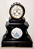 C.1875, French, Vincenti, Double Dial perpetual calendar clock, 8-day, time and bell strike.