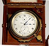 C.1948, Thomas Mercer, St. Albans, England, 56 hour chronometer in original box, serial 23373, matching No. on box, and with outer protective, felt lined box.