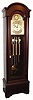 C.1920, American, 5-Tube, Westminster chime tall clock with phases of the moon.