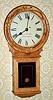 C.2001, Wayne R. Cline, Bowling Green, KY, mini No. 70 regulator, in oak, with 8-day lever movement.