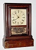 C.1845, Terry and Andrews, 8-day time/strike shelf clock.