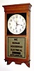 C.1910, Sessions Clock Co., "Regulator No. 2", wall regulator, electrified, advertising.