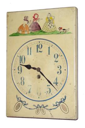 C.1925, French, "J. F. T", 8-day wall timepiece. — Antique Clocks Price Guide