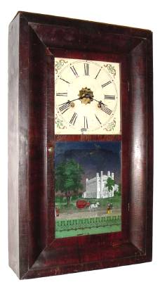 C.1870, New Haven Clock Co., 30-hour time/strike OG shelf clock. — Antique Clocks Price Guide