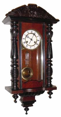 C.1890, German, Alt Deutsch, 8-day time and strike wall clock. — Antique Clocks Price Guide