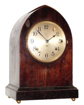 C.1921, Seth Thomas, Westminster Chime mantel clock, 8-day, chiming the quarters on straight steel rods, mahogany case. — Antique Clocks Price Guide