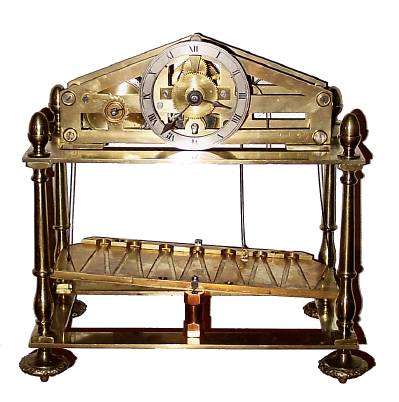 C.1975, English ROLLING BALL Clock, kit-made, as found, clean and running intermittently. — Antique Clocks Price Guide