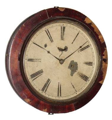 C.1850, Chauncey Jerome, New Haven, Conn., 30-hour gallery timepiece. — Antique Clocks Price Guide