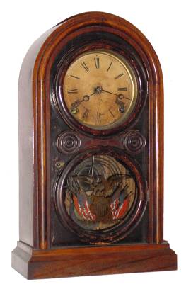 C.1880, E. Ingraham and Co., "Venetian No. 3", 8-day time/strike mantel clock. — Antique Clocks Price Guide