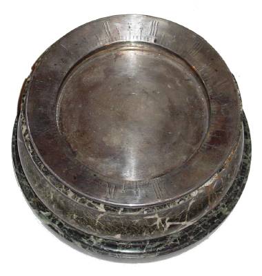 C.1890, French, TURTLE CLOCK, As-found, with marble cracked and turtle missing. — Antique Clocks Price Guide