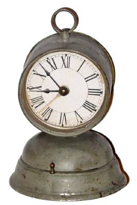C.1910 Parker Clock Co., Meriden, Conn, 30-hour lever movement alarm timepiece. — Antique Clocks Price Guide