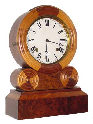C.1870, E. Ingraham and Co., "Grecian Mosaic", 8-day time/strike mantel. — Antique Clocks Price Guide
